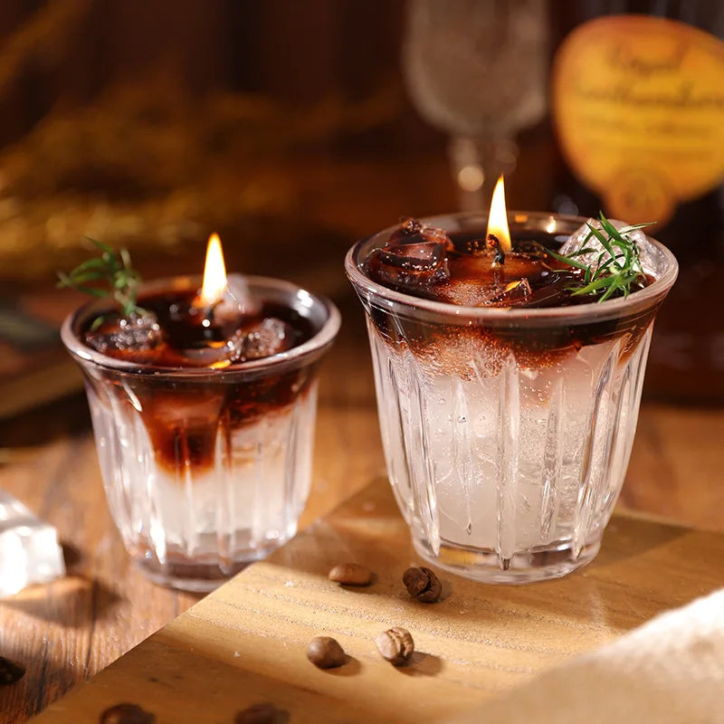 Aromaterapiljus med kaffedoft – Naturligt gelljus för romantisk heminredning