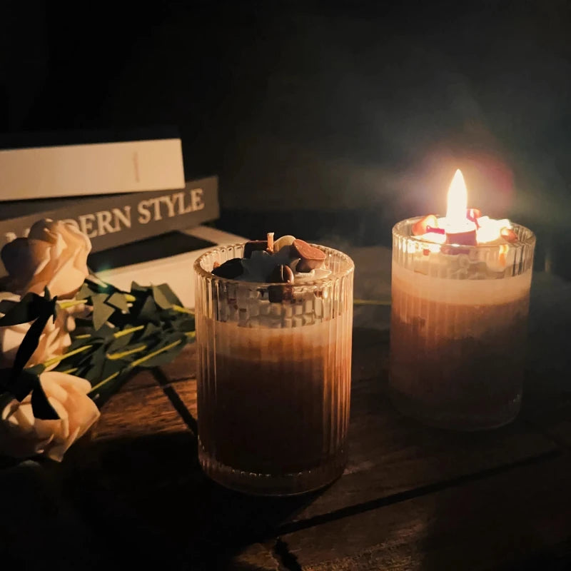 Doftljus med iskaffe