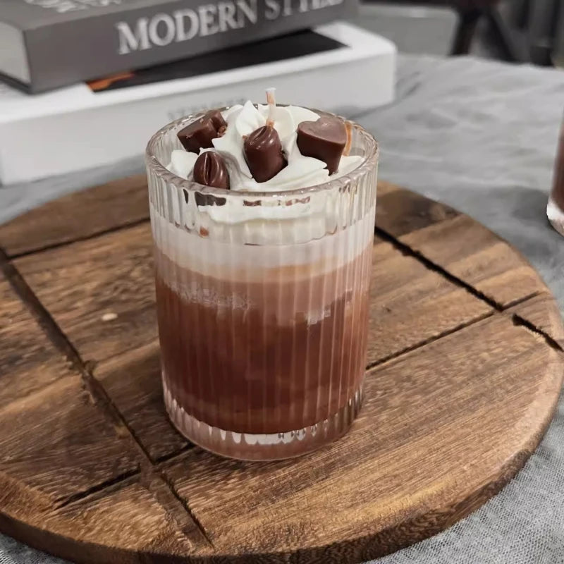 Doftljus med iskaffe